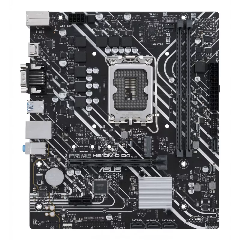 ASUS PRIME H610M-D D4 Intel H610 LGA 1700 micro ATX motininė plokštė