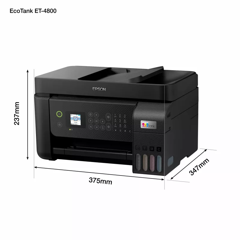Epson EcoTank ET-4800 Daugiafunkcis Spausdintuvas Rašalinis A4 5760x1440 DPI 33 ppm Wi-Fi
