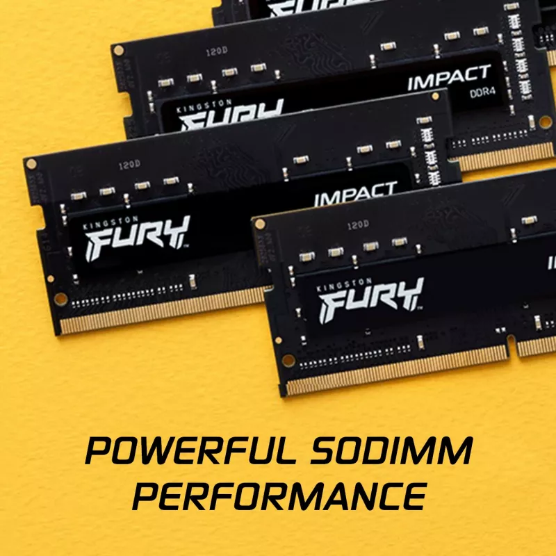 Kingston Technology FURY 32GB 3200MT/s DDR4 CL20 SODIMM (2 rinkinys) Impact