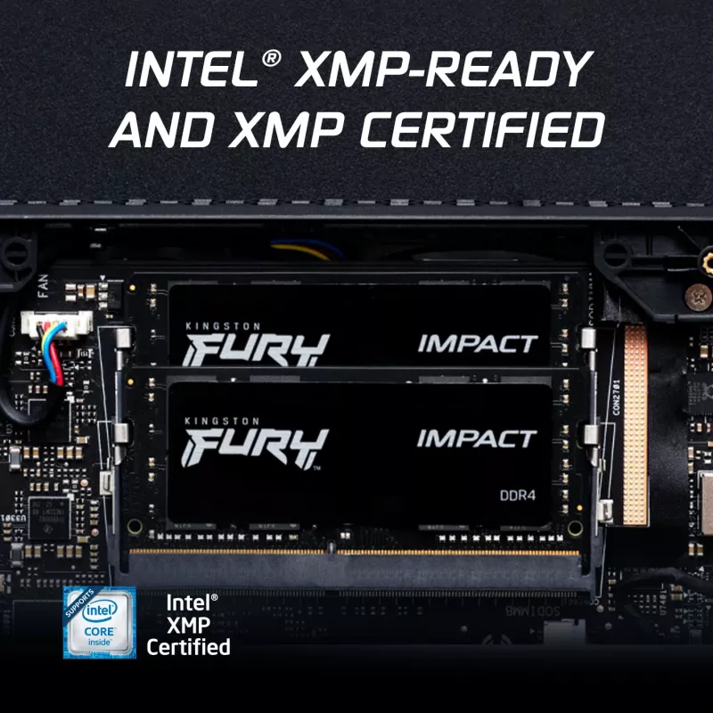 Kingston Technology FURY 32GB 3200MT/s DDR4 CL20 SODIMM (2 rinkinys) Impact