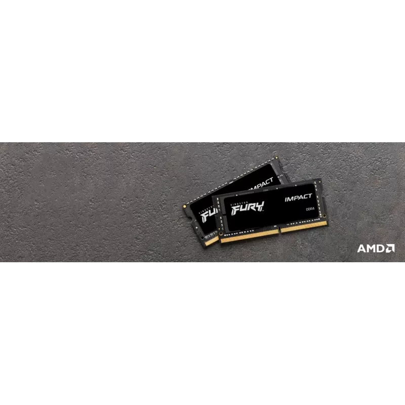 Kingston Technology FURY 32GB 3200MT/s DDR4 CL20 SODIMM (2 rinkinys) Impact