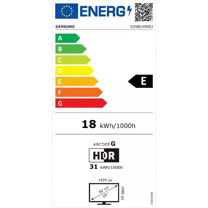 Samsung G40B žaidimų monitorius, 63,5 cm (25 col.), Full HD, IPS, 240 Hz, 1 ms, juodas