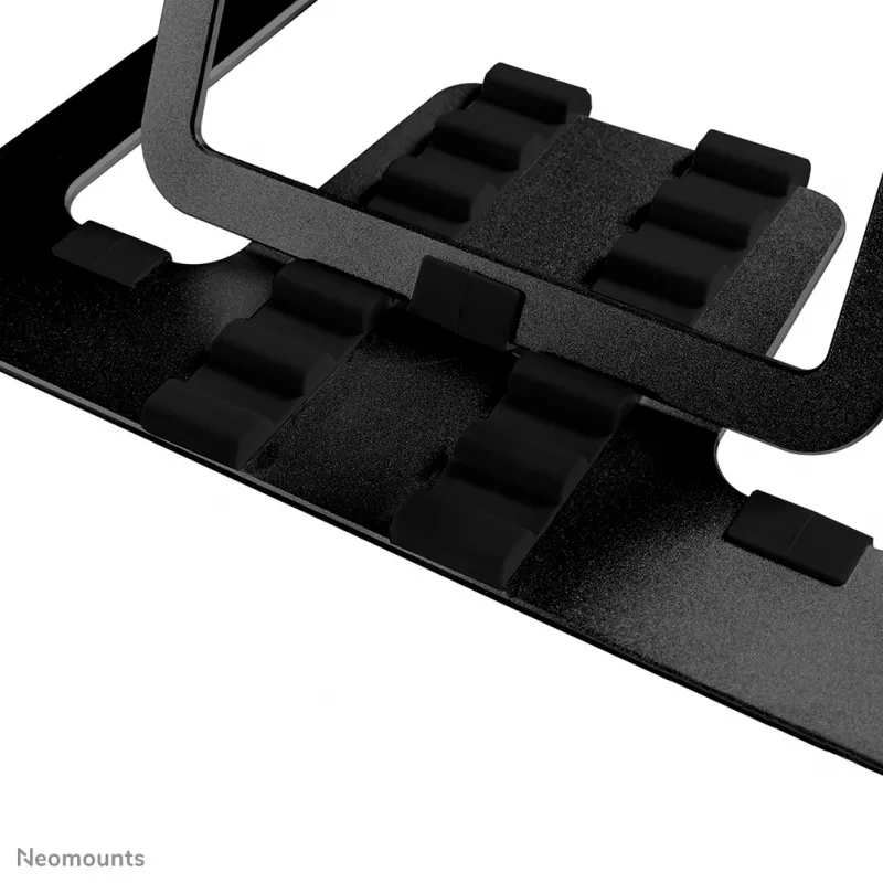 Neomounts NSLS085BLACK nešiojamojo kompiuterio stovas 10–17 colių – sulankstomas – kompaktiškas – universalus