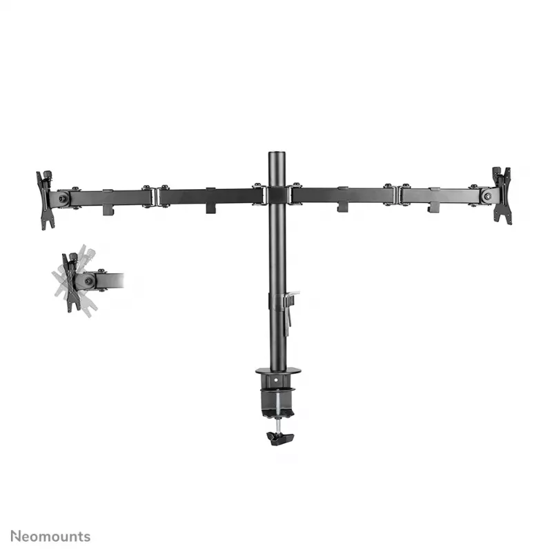 Neomounts FPMA-D550DBLACK Monitoriaus laikiklis 10-32 colių, Spaustuvas/Gromet, 8 kg, 25.4 cm (10 col.), 81.3 cm (32 col.), 100 x 100 mm, Juodas