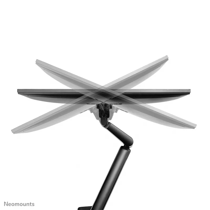 Neomounts DS70-810BL2 Monitor rankis 17-32 colių – dujinė spyruoklė – vietą taupantis – 180° stabdiklis