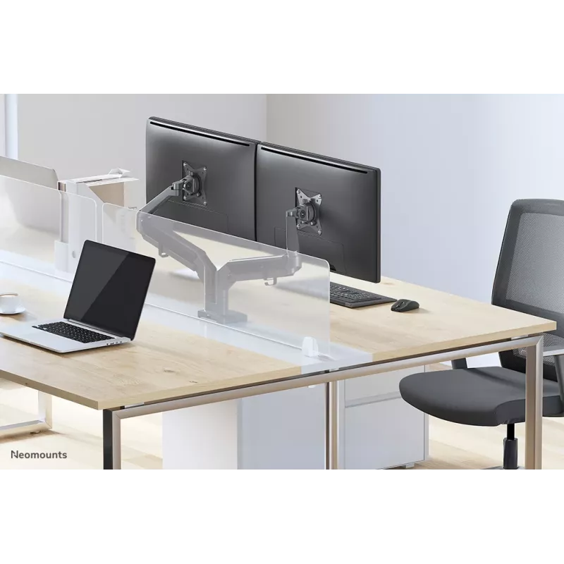 Neomounts DS70-810BL2 Monitor rankis 17-32 colių – dujinė spyruoklė – vietą taupantis – 180° stabdiklis
