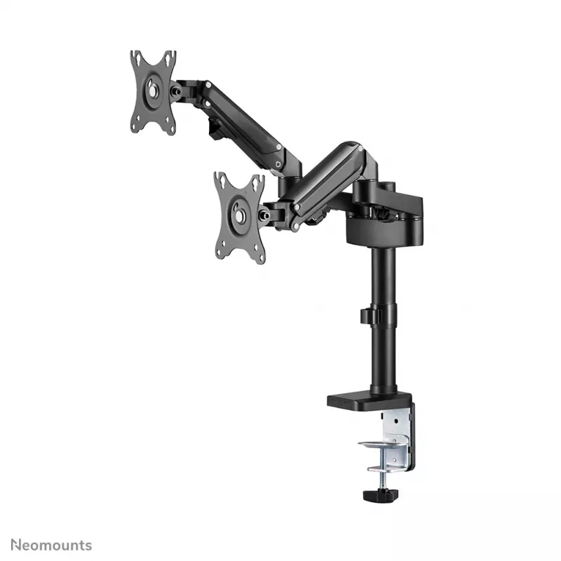 Neomounts DS70-750BL2 Monitorių laikiklis 17-27 colių - dujinė spyruoklė, Clamp/Grommet, 7 kg, 43,2 cm (17 col.), 68,6 cm (27 col.), 100 x 100 mm, Juoda