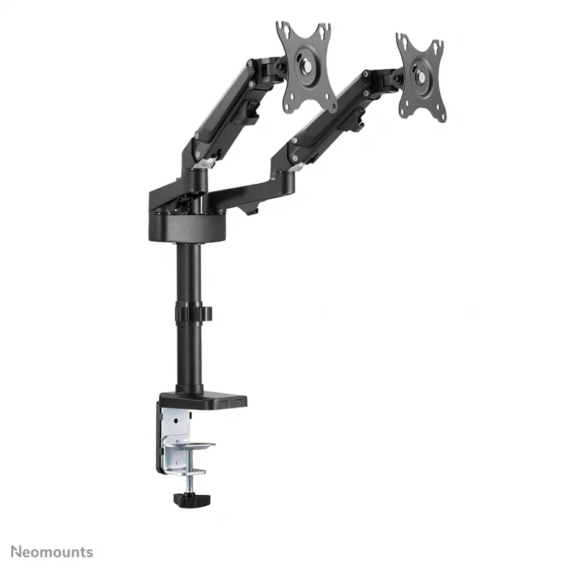 Neomounts DS70-750BL2 Monitorių laikiklis 17-27 colių - dujinė spyruoklė, Clamp/Grommet, 7 kg, 43,2 cm (17 col.), 68,6 cm (27 col.), 100 x 100 mm, Juoda