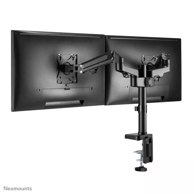 Neomounts DS70-750BL2 Monitorių laikiklis 17-27 colių - dujinė spyruoklė, Clamp/Grommet, 7 kg, 43,2 cm (17 col.), 68,6 cm (27 col.), 100 x 100 mm, Juoda