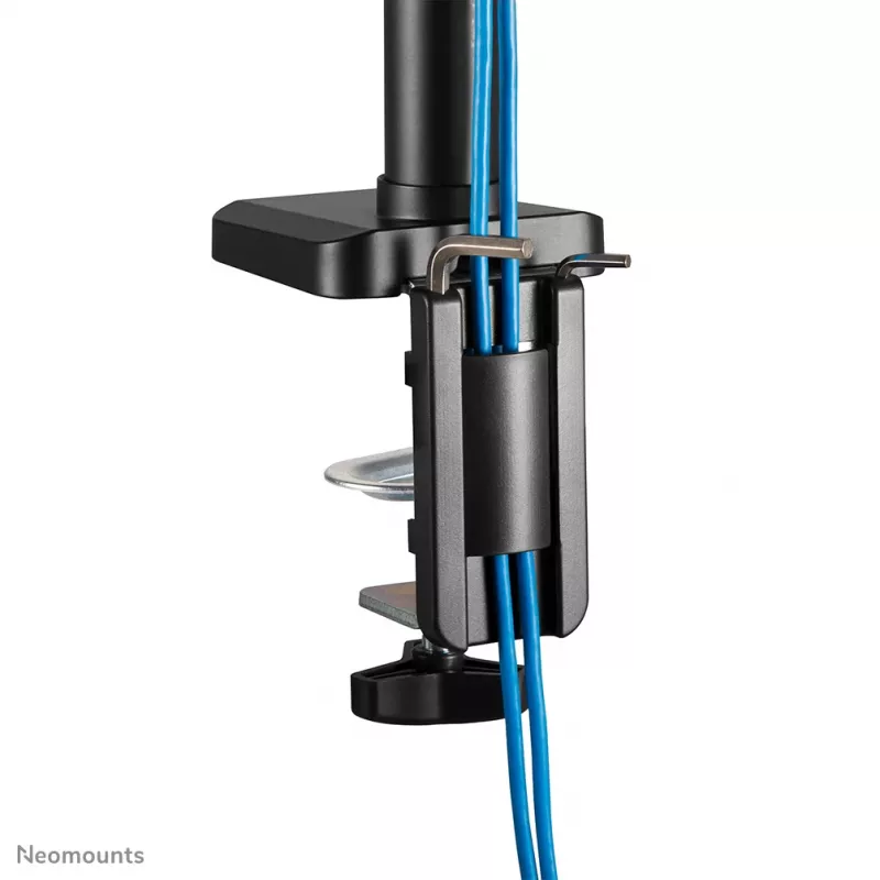 Neomounts DS70-750BL2 Monitorių laikiklis 17-27 colių - dujinė spyruoklė, Clamp/Grommet, 7 kg, 43,2 cm (17 col.), 68,6 cm (27 col.), 100 x 100 mm, Juoda
