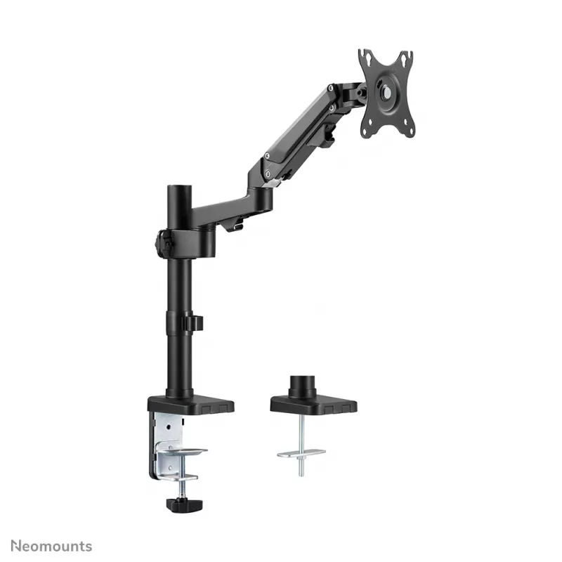 Neomounts DS70-750BL1 Monitoriaus rankena 17-27 colių - dujinė spyruoklė, Clamp/Grommet, 7 kg, 43,2 cm (17 colių), 68,6 cm (27 colių), 100 x 100 mm, Juoda