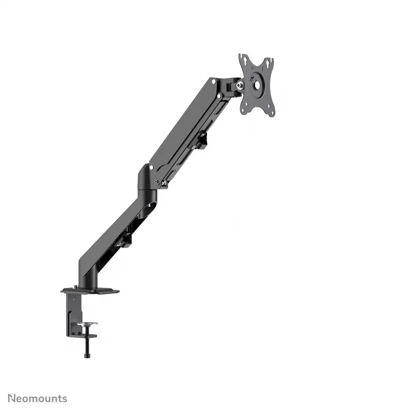 Neomounts DS70-700BL1 Monitor laikiklis 17-27 colių - dujinė spyruoklė, spaustuvas, 7 kg, 43,2 cm (17 col.), 68,6 cm (27 col.), 100 x 100 mm, Juoda