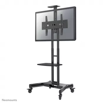 Neomounts NM-M1700BLACK mobilus TV stovas 32-75 colių, juodas, fiksuotas ant grindų, plieninis, 50 kg, 81,3 cm (32 coliai), 190,5 cm (75 coliai)