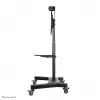Neomounts NM-M1700BLACK mobilus TV stovas 32-75 colių, juodas, fiksuotas ant grindų, plieninis, 50 kg, 81,3 cm (32 coliai), 190,5 cm (75 coliai)