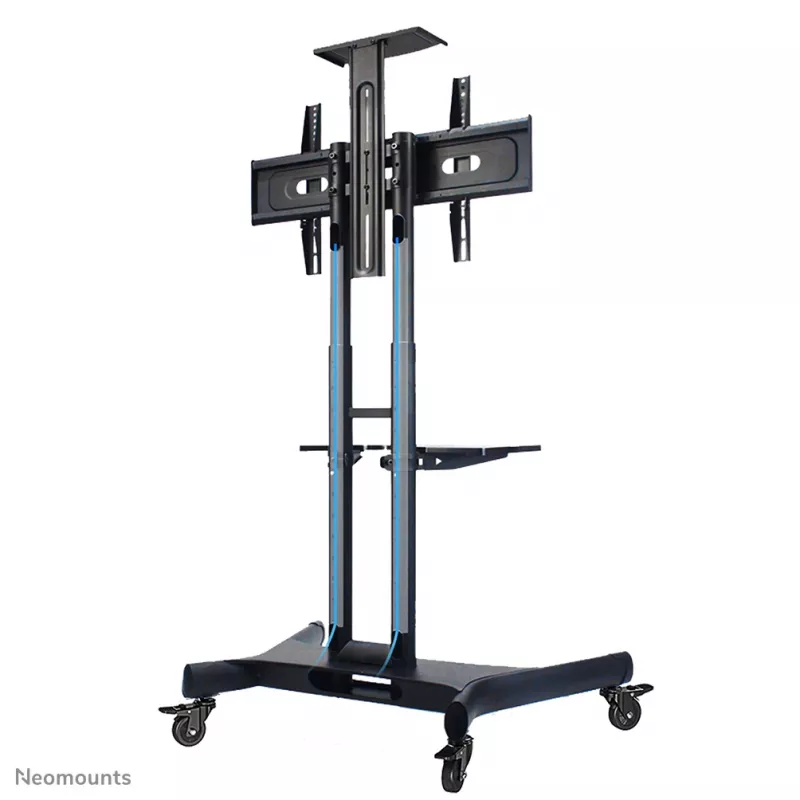 Neomounts NM-M1700BLACK mobilus TV stovas 32-75 colių, juodas, fiksuotas ant grindų, plieninis, 50 kg, 81,3 cm (32 coliai), 190,5 cm (75 coliai)