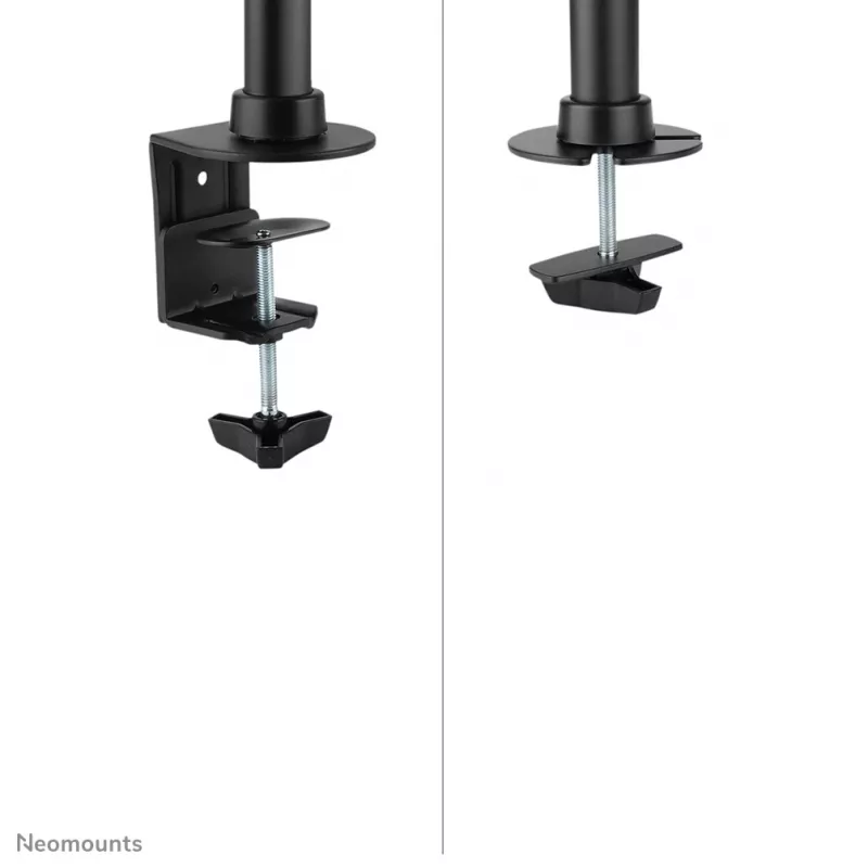 Neomounts FPMA-DCB100DBLACK monitorinis laikiklis 10-27 colių, spaustuvas/gromet, 10 kg, 100 x 100 mm, juodas