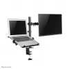 Neomounts FPMA-D550NOTEBOOK Monitorinis stovas su nešiojamojo kompiuterio laikikliu 10-32 col.