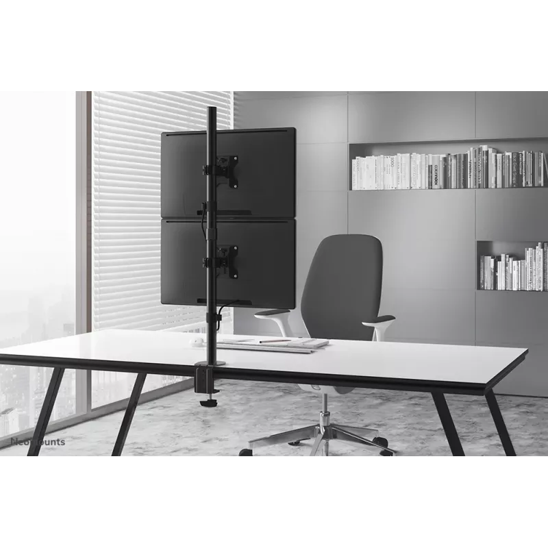 Neomounts FPMA-D550DVBLACK monitor laikiklis 10-32 colių vertikaliam montavimui