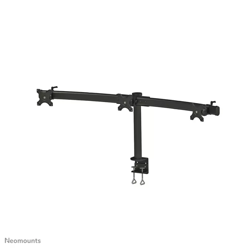 Neomounts FPMA-D700D3 Monitorinis stovas 10-27 col., spaustuvas, 8 kg, VESA 75x75/100x100 mm, juodas