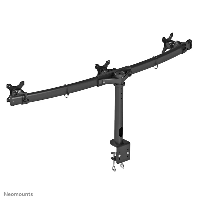 Neomounts FPMA-D700D3 Monitorinis stovas 10-27 col., spaustuvas, 8 kg, VESA 75x75/100x100 mm, juodas