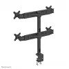 Neomounts FPMA-D700D4 Monitor laikiklis 19-30 colių, Gnybtas, 8 kg, 48,3 cm (19 inch), 76,2 cm (30 inch), 100 x 100 mm, Juodas
