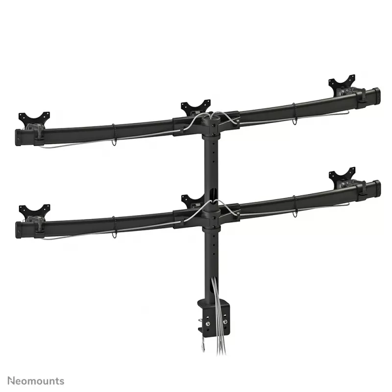 Laikiklis monitoriui Neomounts FPMA-D700D6, 19-27 colių, spaustuvas, 8 kg, 48,3 cm (19 inch), 68,6 cm (27 inch), 100 x 100 mm, juodas