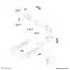 Neomounts FPMA-D960NOTEBOOK monitorinė ranka su nešiojamojo kompiuterio laikikliu 10-27 colių