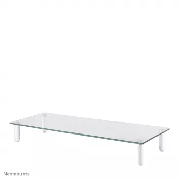 Neomounts NSMONITOR10 Monitorio / nešiojamojo kompiuterio pakėlimo stovas - universalus, 25 kg, aukščio reguliavimas, permatomas