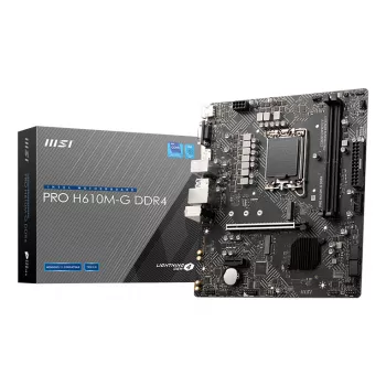MSI PRO H610M-G DDR4 pagrindinė plokštė Intel H610 LGA 1700 micro ATX