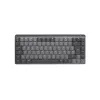 LOGITECH MX Mechanical Mini minimalistinė belaidė apšviesta klaviatūra - grafito spalva, tylios lytėjimo jungtys, QWERTZ vokiškas išdėstymas