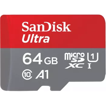 WESTERN DIGITAL SanDisk Ultra micro SDXC 64GB su SD adapteriu 140MB/s A1 Class 10 UHS-I - Vaizdinė pakuotė