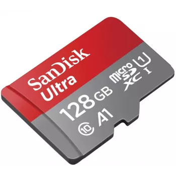 WESTERN DIGITAL SanDisk Ultra micro SDXC 128GB su SD adapteriu 140MB/s A1 Class 10 UHS-I - Imaging pakuotė