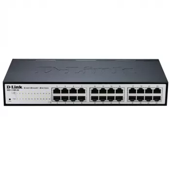 D-Link DGS-1100-24V2 valdomas L2 gigabitinis eterneto jungiklis, 24 prievadai, 1U