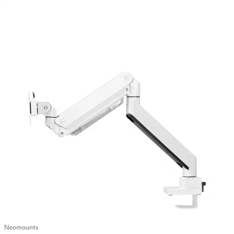 Neomounts NM-D775WHITEPLUS monitorio rankena 10-49 colių - dujinė spyruoklė - Topfix - 180° stabdiklis