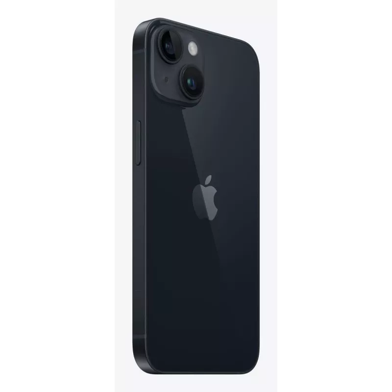 Apple iPhone 14 telefonas su 5G, 128 GB atmintis, 6,1 colio ekranas, A15 Bionic procesorius, dvi SIM kortelės, Midnight
