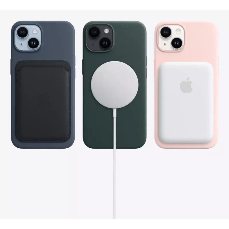 Apple iPhone 14 telefonas su 5G, 128 GB atmintis, 6,1 colio ekranas, A15 Bionic procesorius, dvi SIM kortelės, Midnight