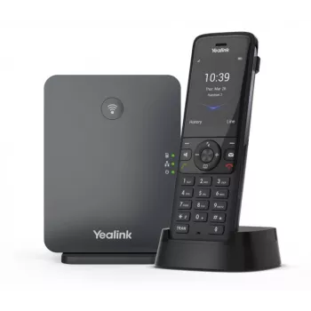 Yealink W78P IP belaidis telefono rinkinys, juodas, TFT ekranas