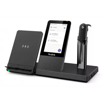 Yealink WH67 Teams belaidė ausinė, DECT, biuras / skambučių centras, 20–14000 Hz, 19 g, juoda