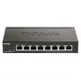 D-Link DGS-1100-08PV2 valdomas L2/L3 gigabitinis eterneto (10/100/1000) maitinimas per Ethernet (PoE) juodas