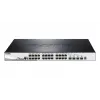 D-Link DGS-1510-20/E valdomas tinklo komutatorius L2/L3 Gigabit Ethernet (10/100/1000) 1U pilka