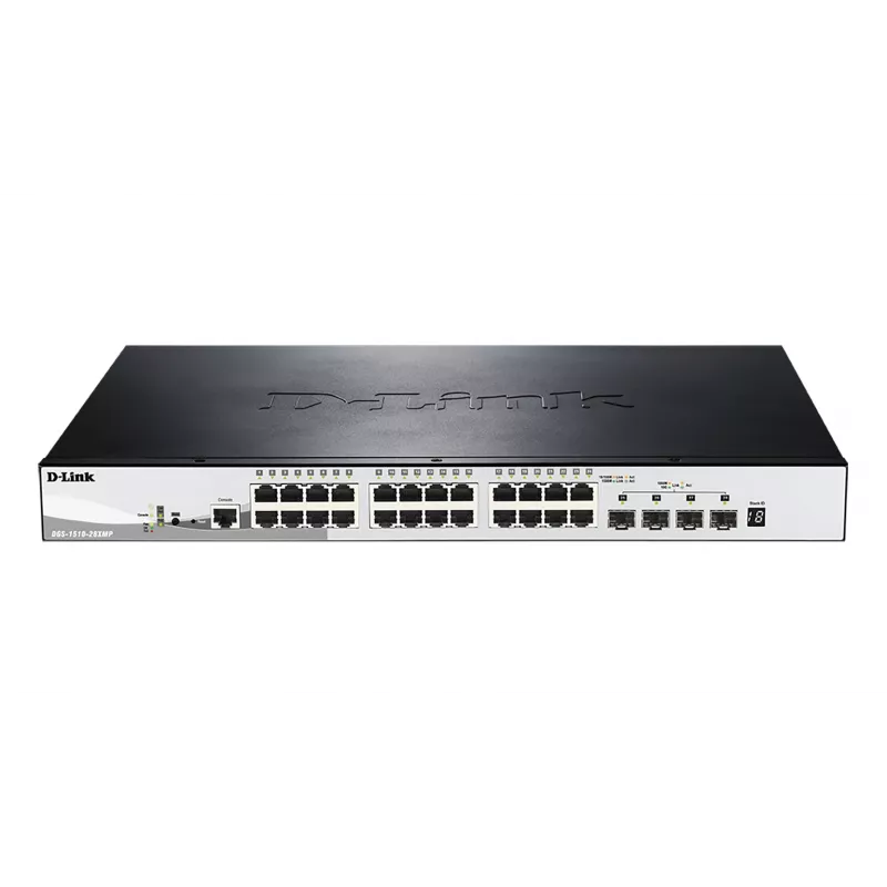 D-Link DGS-1510-20/E valdomas tinklo komutatorius L2/L3 Gigabit Ethernet (10/100/1000) 1U pilka