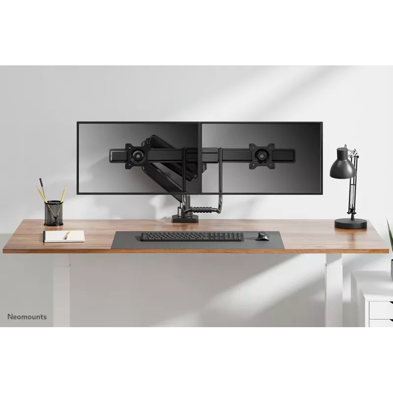Neomounts DS75-450BL2 monitorinis laikiklis 17-32 colių - dujinė spyruoklė - Topfix - 180° stabdiklis