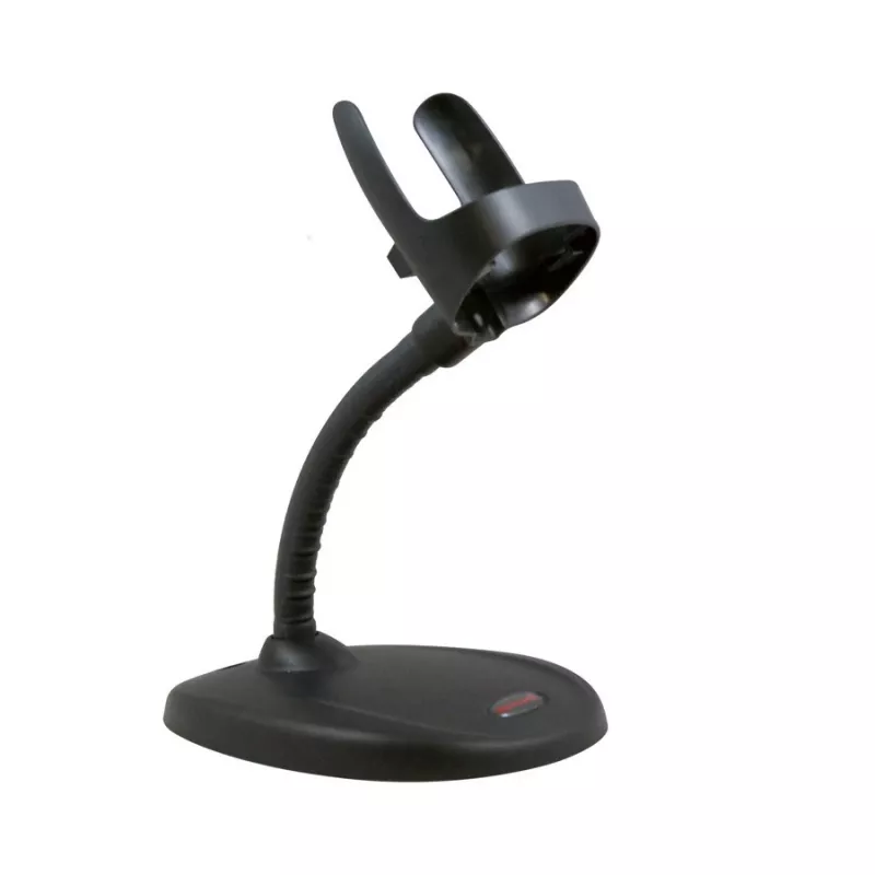 HONEYWELL brūkšninių kodų skaitytuvas Voyager 1250g USB rinkinys – juodas skaitytuvas 1250g, USB A tipo spiralinis kabelis 3 m, lankstus stovas, dokumentacija