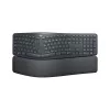LOGITECH Ergo K860 – Belaidis išskirtos klaviatūros klaviatūra, verslui, grafito spalva, QWERTZ vokiškas išdėstymas