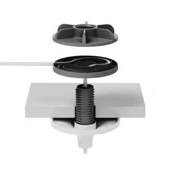 Pakraičio laikiklis Logitech Mic Pod Pendant Mount, plotis 145 mm, aukštis 56 mm