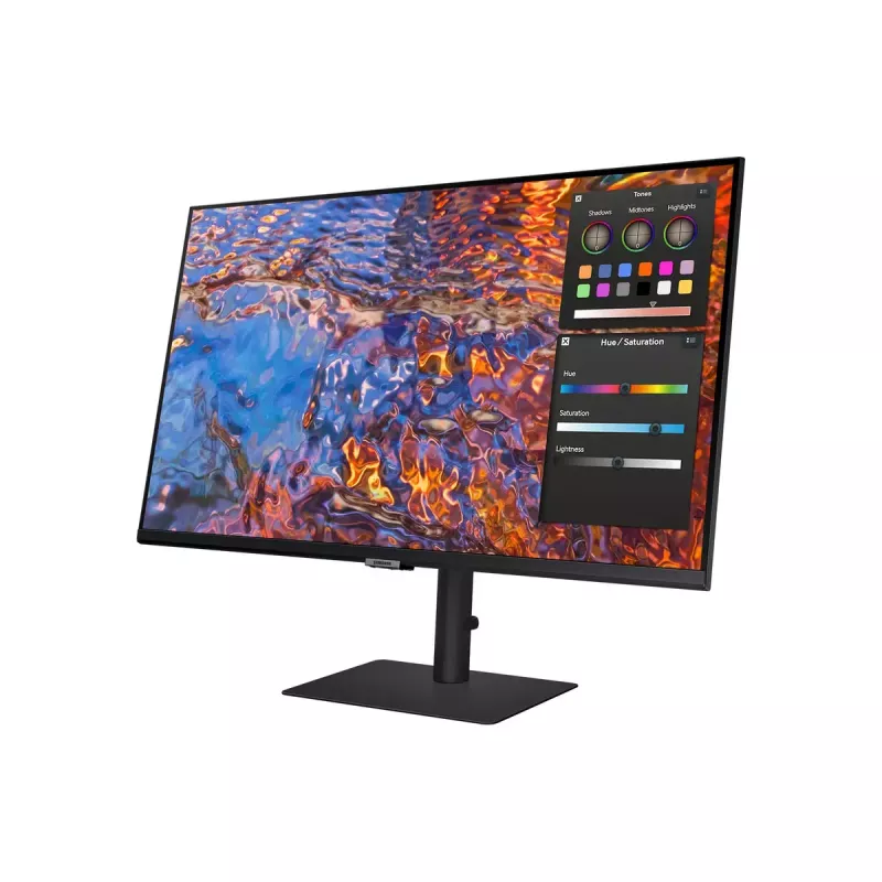 Monitorius Samsung S80PB 32 colių 4K Ultra HD LED IPS 3840 x 2160, 5 ms, 178° žiūrėjimo kampai, USB šakotuvas, VESA, aukščio reguliavimas