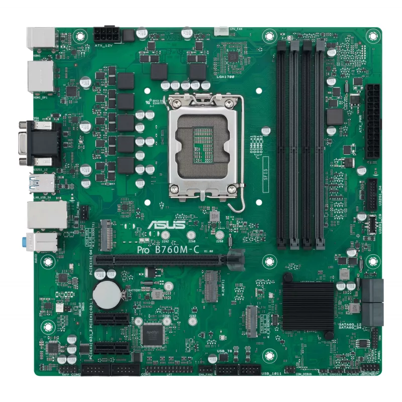 ASUS PRO B760M-C-CSM Intel B760 LGA 1700 micro ATX pagrindinė plokštė