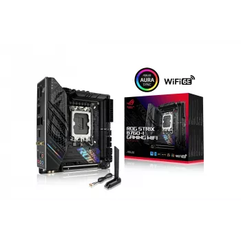 ASUS ROG STRIX B760-I GAMING WIFI pagrindinė plokštė, Intel B760, LGA 1700, mini ITX
