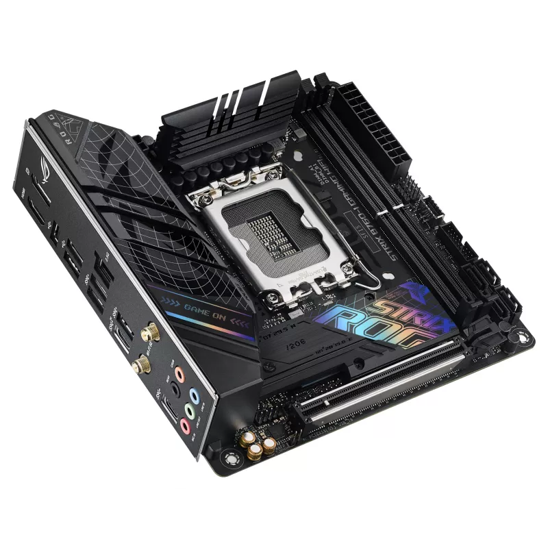 ASUS ROG STRIX B760-I GAMING WIFI pagrindinė plokštė, Intel B760, LGA 1700, mini ITX