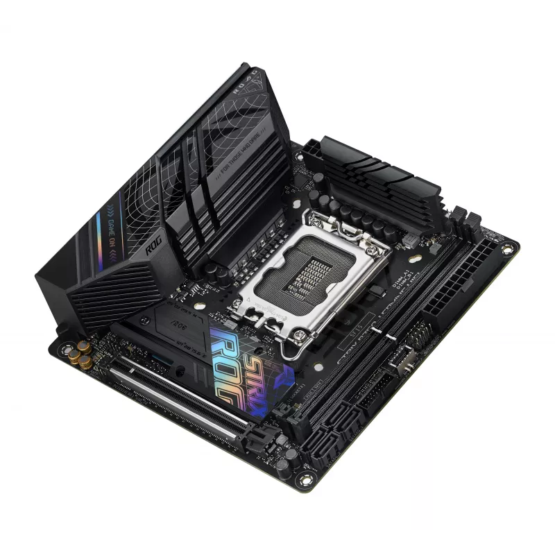 ASUS ROG STRIX B760-I GAMING WIFI pagrindinė plokštė, Intel B760, LGA 1700, mini ITX